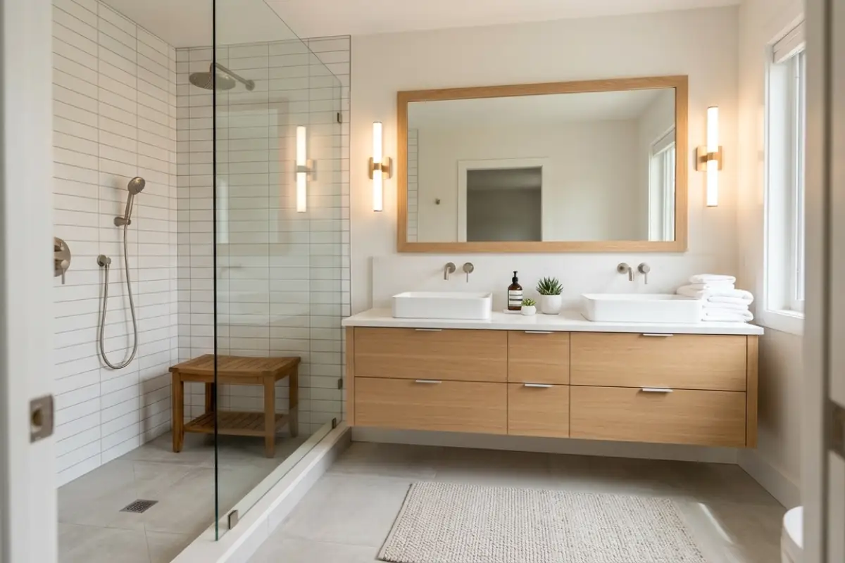 completed bathroom renovation Australia